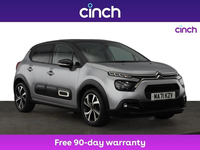Grey Used 2021 Citroën C3 PureTech Hatchback | £9,899 (A bit pricey) - Image 1/3