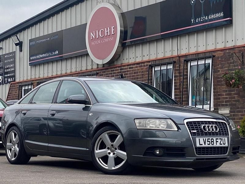 Grey Used 2008 Audi A6 S-Line Sedan | £3,490 - Image 1/4