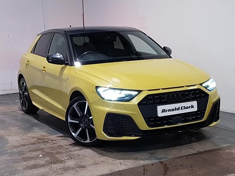 Yellow Used 2019 Audi A1 S-Line Hatchback | £18,998 (Fair price) - Image 1/4