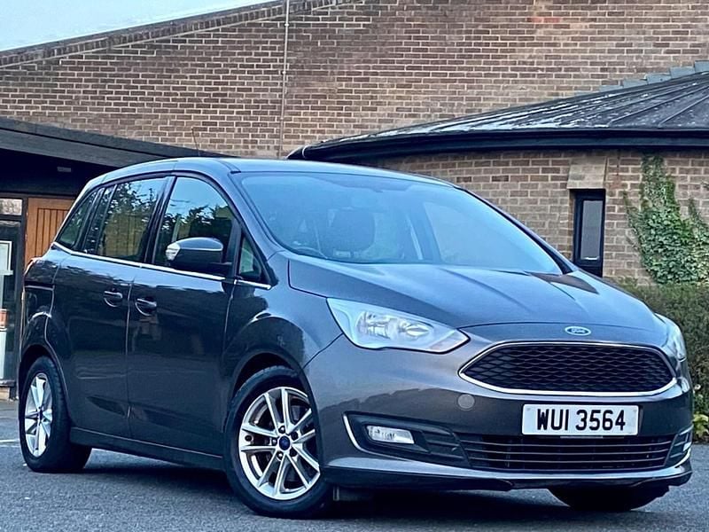 Used Ford Grand C-Max Zetec 125 HP (91 kW) 2017 Grey MPV