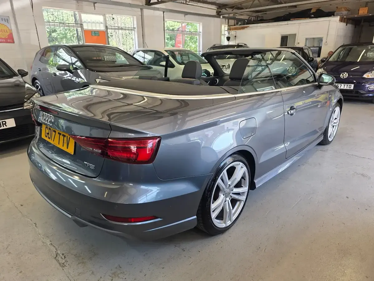 Used Audi A3 Cabriolet S-Line 150 HP (110 kW) 2017 Grey Cabriolet