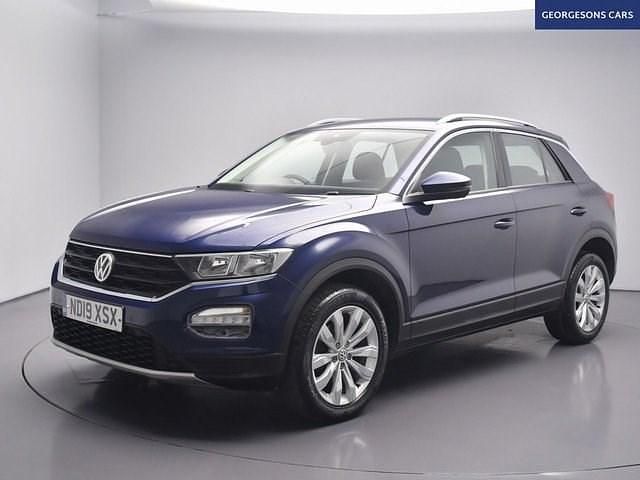 Used VW T-Roc SE 115 HP (84 kW) 2019 Blue SUV