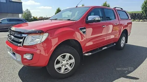 Used Ford Ranger Limited 2014 Red Pickup