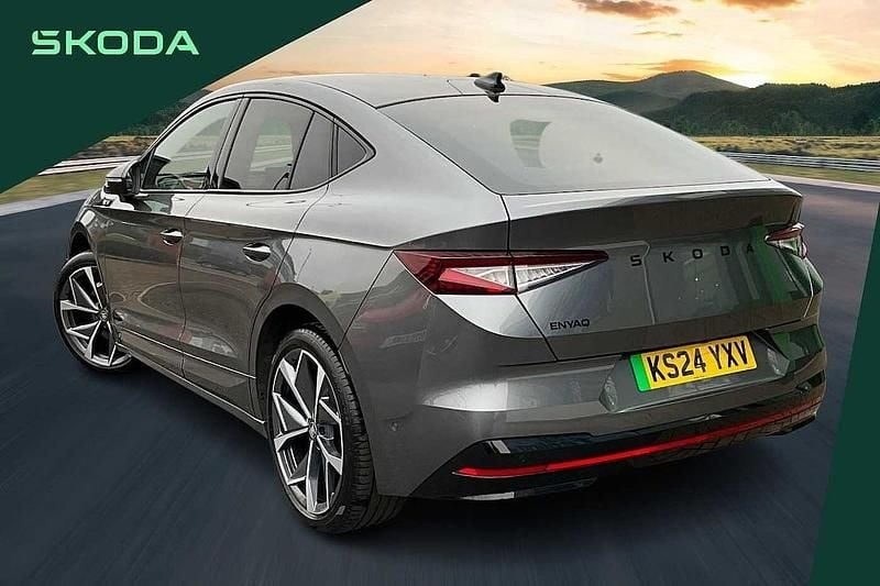Grey Used 2024 Skoda Enyaq iV vRS SUV | £31,950 (Fair price) - Image 1/4