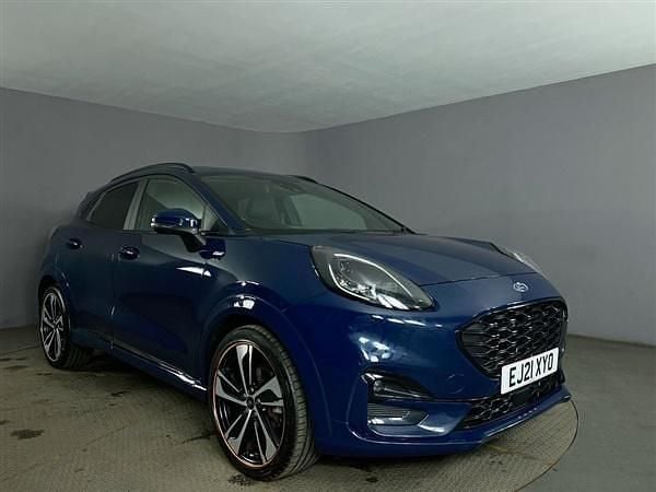Blue Used 2021 Ford Puma ST-Line X SUV | £18,299 (Fair price) - Image 1/4