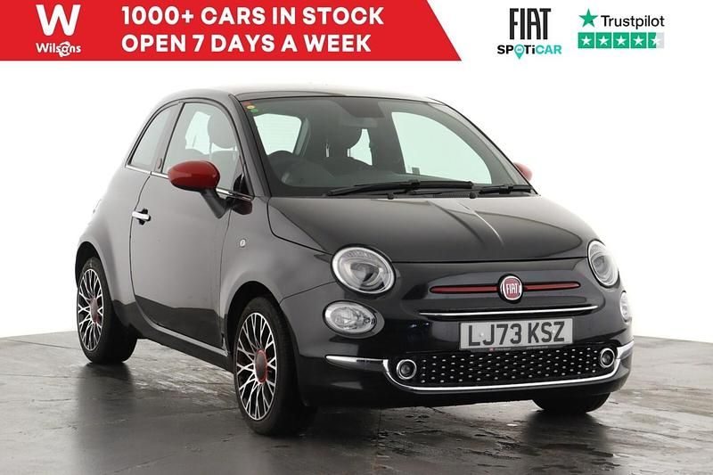 Black Used 2023 Fiat 500 Red Hatchback | £12,399 (A bit pricey) - Image 1/3