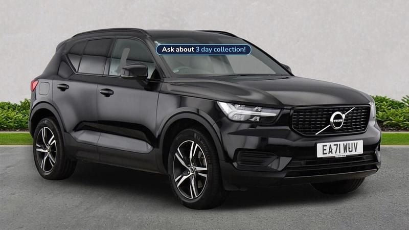 Black Used 2021 Volvo XC40 R-Design SUV | £23,699 (Fair price) - Image 1/4