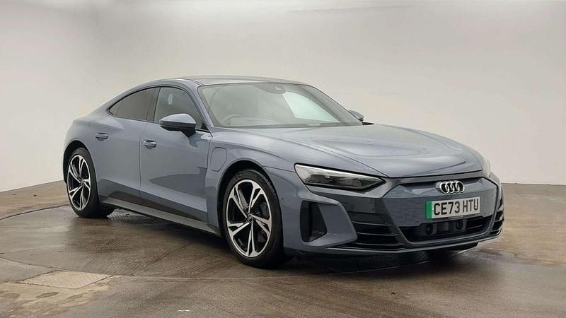 Grey Used 2023 Audi e-tron GT quattro Advanced Sedan | £44,650 (Fair price) - Image 1/4
