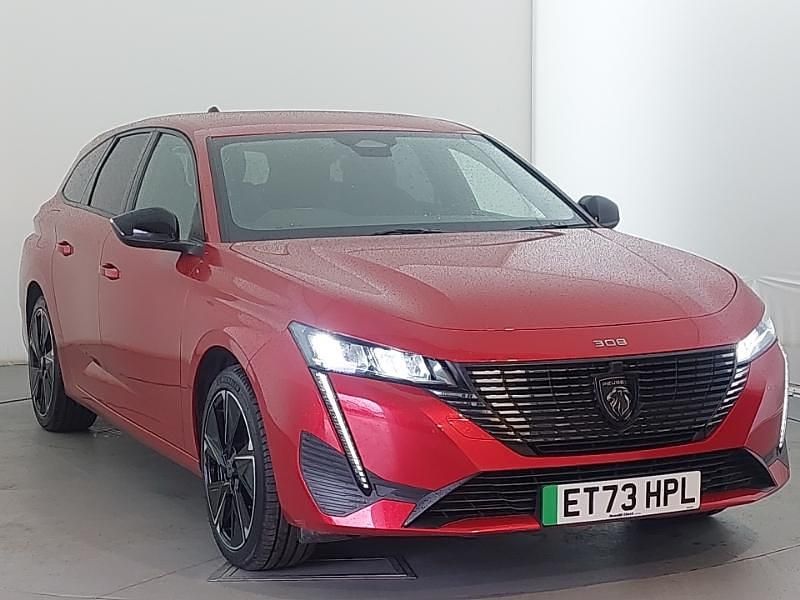 Red Used 2024 Peugeot e-308 Allure Hatchback | £21,998 (Fair price) - Image 1/4