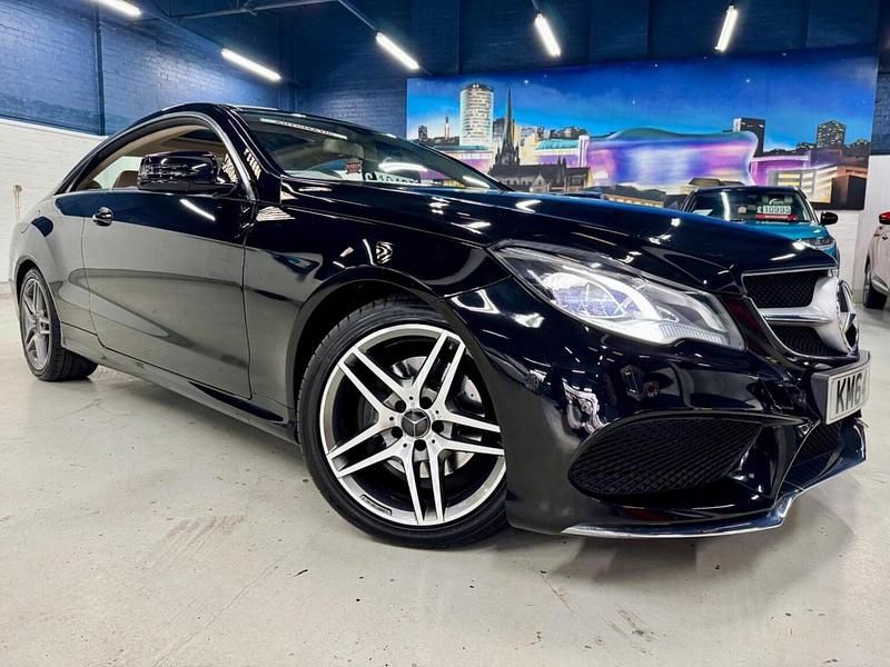 Used Mercedes E250 AMG line 2014 Black Coupe