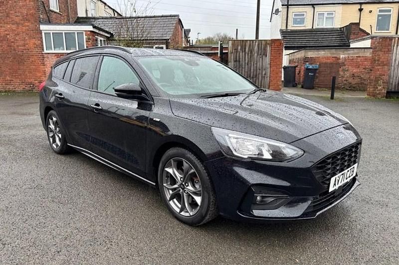 Black Used 2021 Ford Focus ST-Line Estate | £10,995 (Super price) - Image 1/1