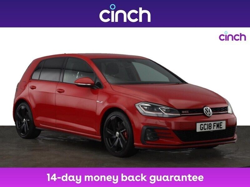 Red Used 2018 VW Golf VII GTI Hatchback | £19,479 (Fair price) - Image 1/3