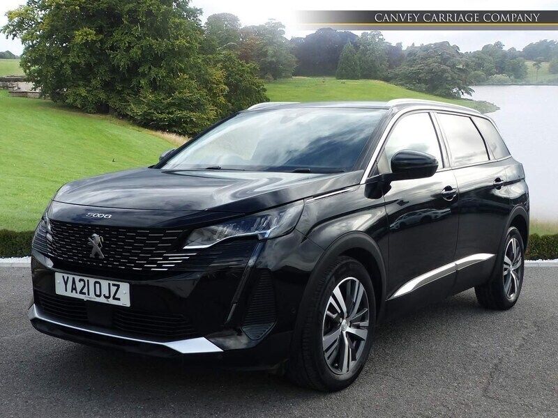 Black Used 2021 Peugeot 5008 Allure Premium MPV | £20,300 (Fair price) - Image 1/4