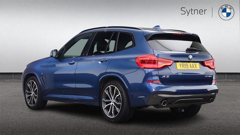 Used BMW X3 M Sport 261 HP (191 kW) 2019 Blue SUV