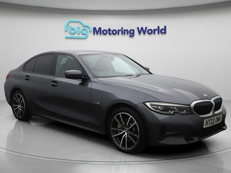 Grey Used 2022 BMW 330e Sport Line Sedan | £14,300 (Expensive) - Image 1/4
