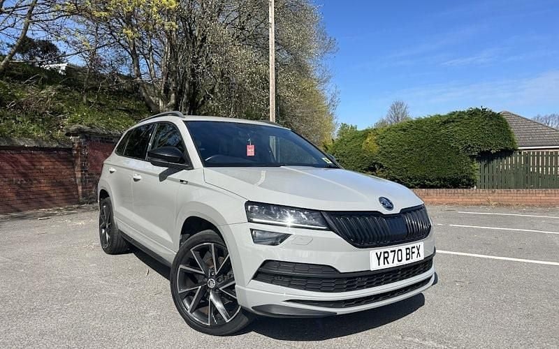 Used Skoda Karoq SportLine 190 HP (139 kW) 2020 Grey SUV