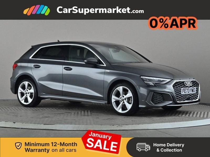 Grey Used 2023 Audi A3 e-tron S-Line Hatchback | £28,697 - Image 1/3