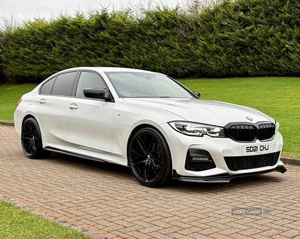 White Used 2021 BMW 320 M Sport Sedan | £22,495 (Fair price) - Image 1/4
