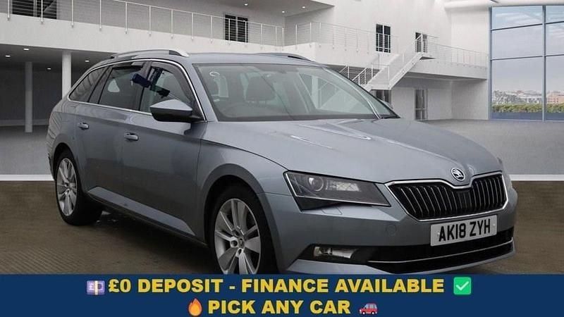 Grey Used 2018 Skoda Superb SE L Executive Estate | £12,199 (Good price) - Image 1/4