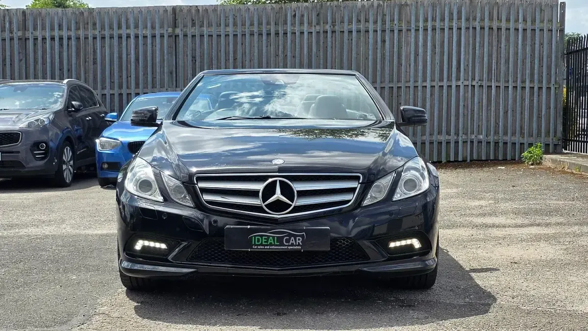 Used Mercedes E350 2011 Black Cabriolet