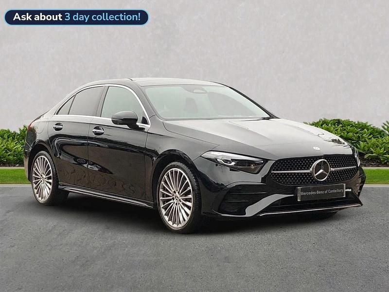 Black Used 2023 Mercedes A250 AMG Line Premium Plus Sedan | £27,434 (Expensive) - Image 1/4