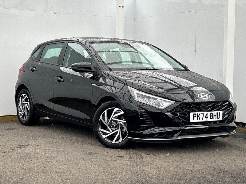 Black Used 2024 Hyundai i20 Advanced Hatchback | £18,595 (Fair price) - Image 1/4