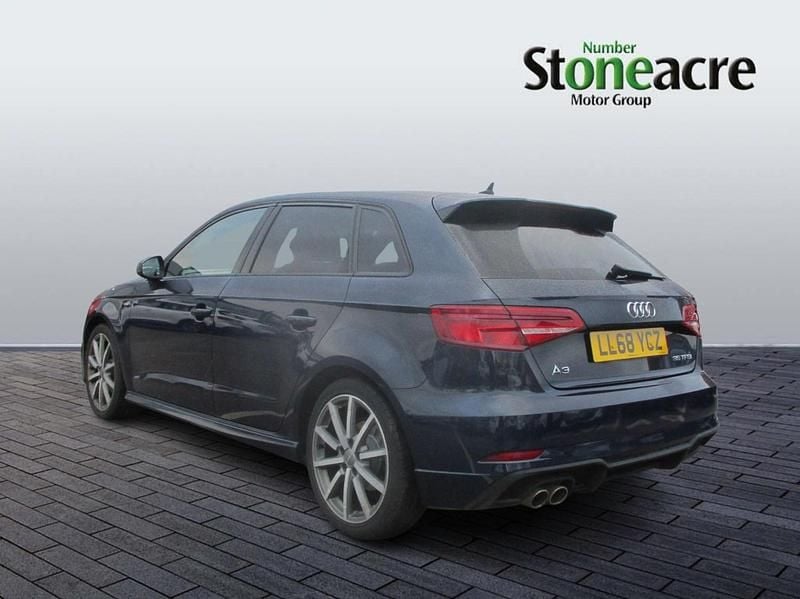 Used Audi A3 Sportback Black Edition 2019 Blue Hatchback