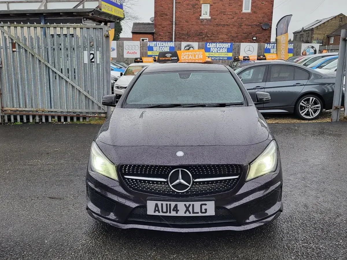 Used Mercedes CLA220 AMG 170 HP (125 kW) 2014 Purple Sedan
