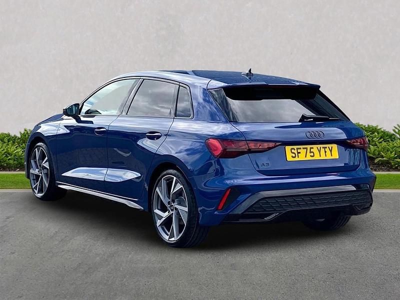 Used Audi A3 Black Edition 2025 Blue Hatchback