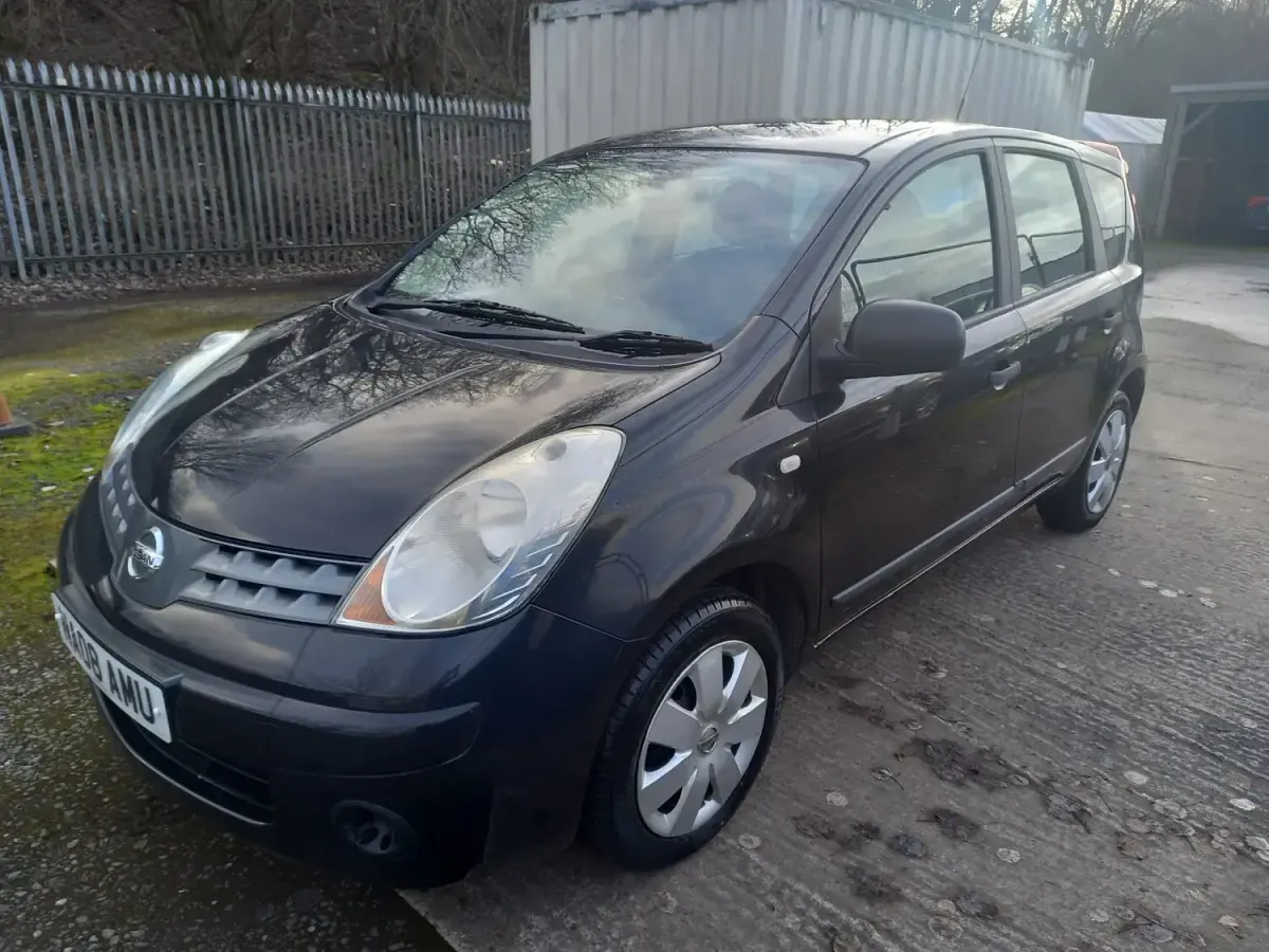 Used Nissan Note Visia 88 HP (64 kW) 2008 Black Hatchback
