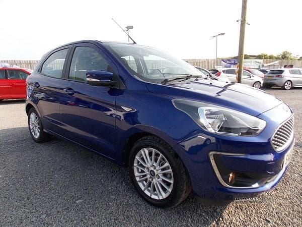 Blue Used 2018 Ford Ka Zetec Hatchback | £6,395 (Fair price) - Image 1/4