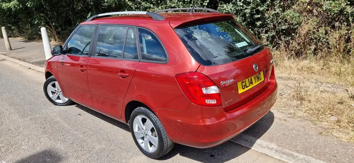 Used Skoda Fabia SE 2014 Red Estate