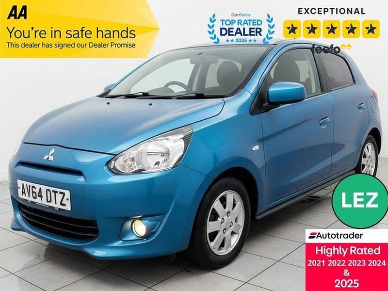Used Mitsubishi Mirage 79 HP (58 kW) 2014 Blue Hatchback
