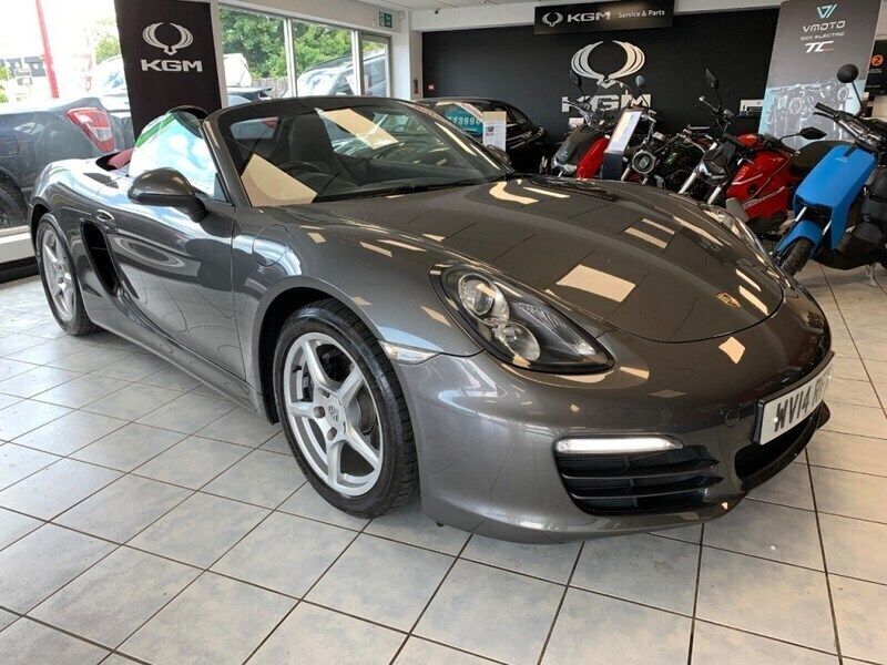 Agate grey metallic Used 2014 Porsche Boxster Cabriolet | £23,490 (Fair price) - Image 1/4