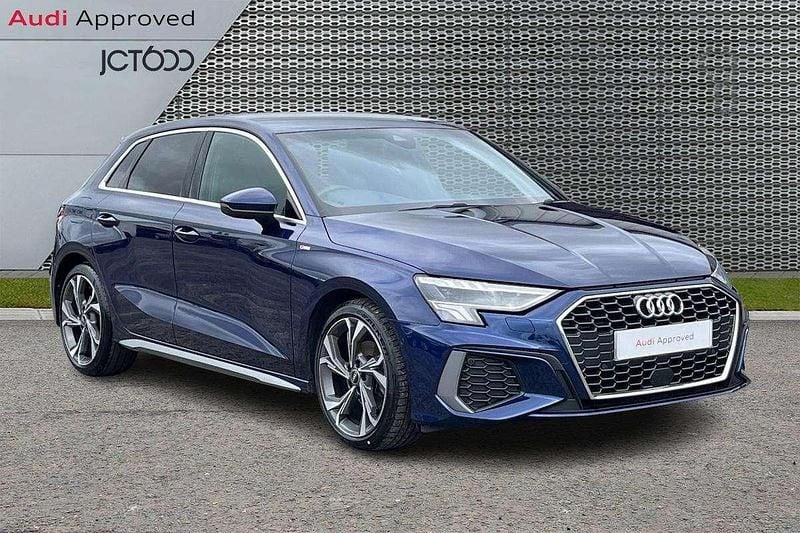 Blue Used 2023 Audi A3 S-Line Hatchback | £24,093 (Fair price) - Image 1/4