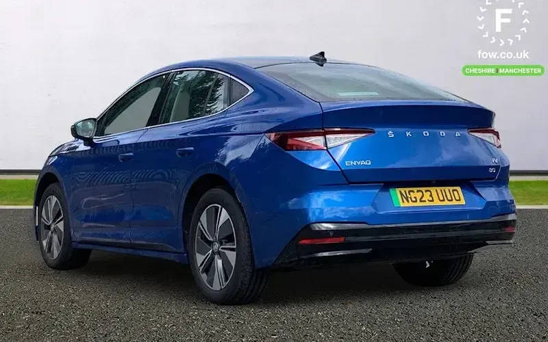 Used Skoda Enyaq iV ecoSuite 150 kW (204 HP) 2023 Blue SUV