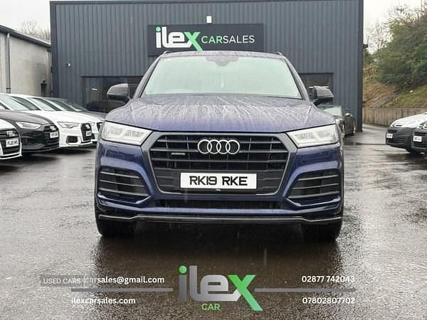 Used Audi Q5 Black Edition 190 HP (139 kW) 2019 Blue SUV