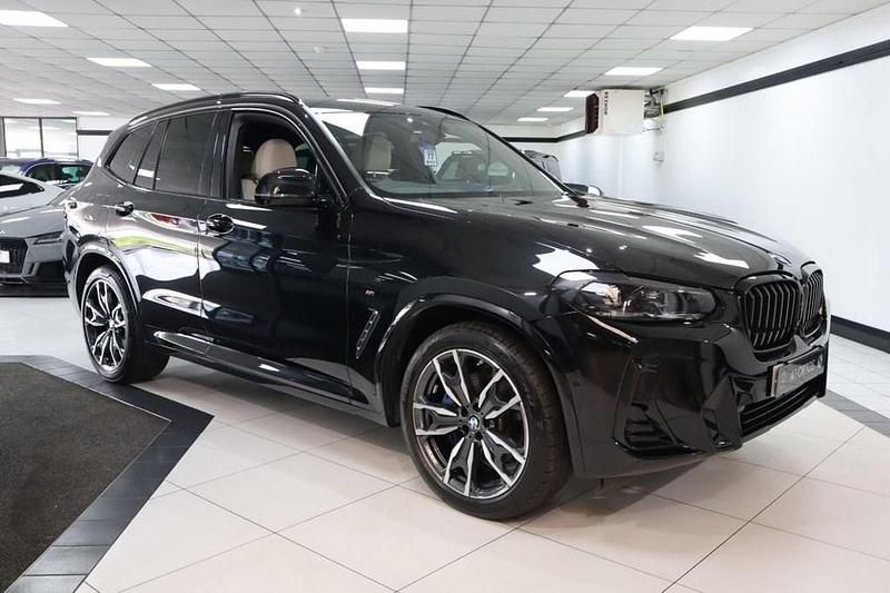 Black Used 2021 BMW X3 M Sport SUV | £34,949 (Expensive) - Image 1/4