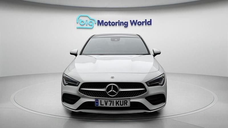 Used Mercedes CLA180 AMG line 136 HP (100 kW) 2021 White Sedan