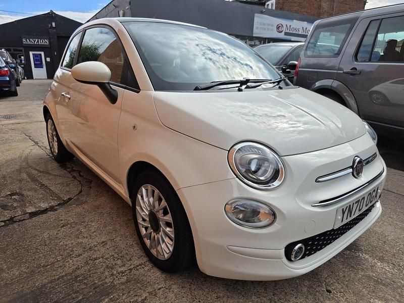 White Used 2020 Fiat 500 Lounge Hatchback | £8,995 (Fair price) - Image 1/4