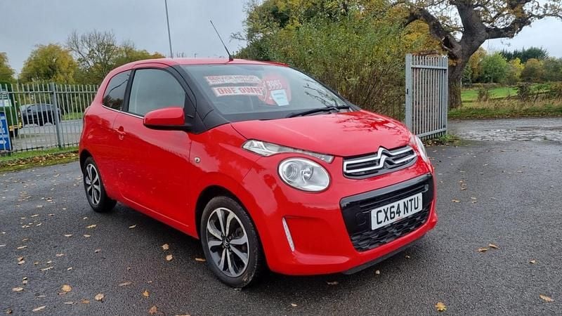 Used Citroën C1 Flair 82 HP (60 kW) 2014 Red Hatchback