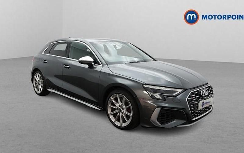 Grey Used 2022 Audi S3 Sportback Comfort Hatchback | £29,699 (Fair price) - Image 1/4