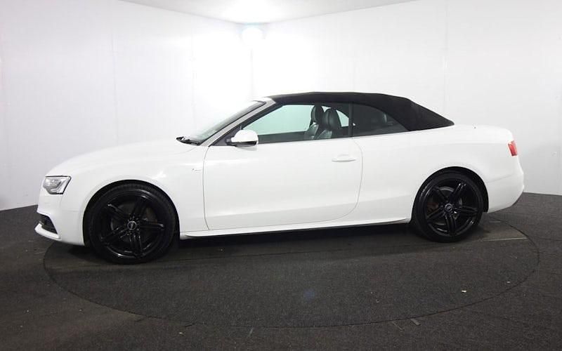 Used Audi A5 Cabriolet S-Line 225 HP (165 kW) 2013 White Cabriolet