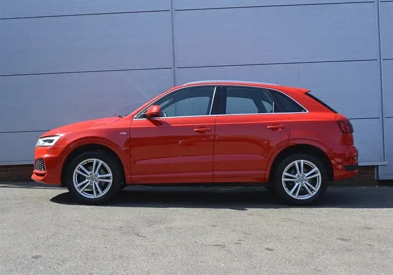 Used Audi Q3 S-Line 150 HP (110 kW) 2017 Red SUV