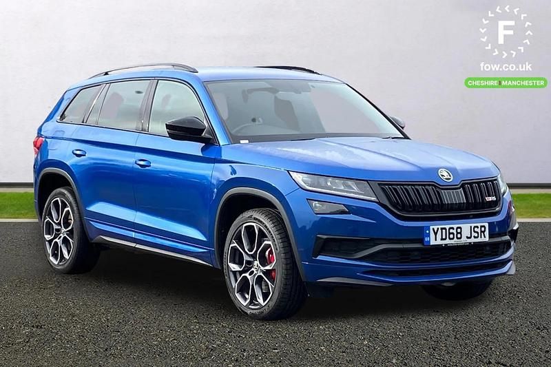 Used Skoda Kodiaq vRS 239 HP (175 kW) 2019 Blue SUV