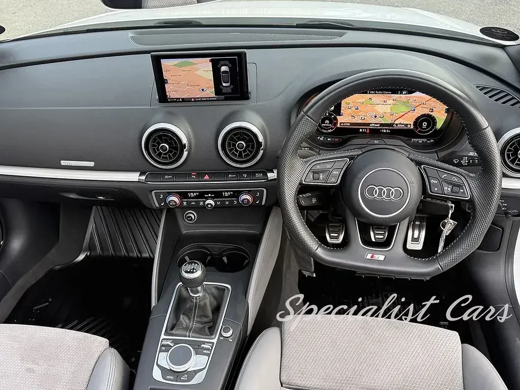 Used Audi A3 Cabriolet S-Line 150 HP (110 kW) 2017 White Cabriolet