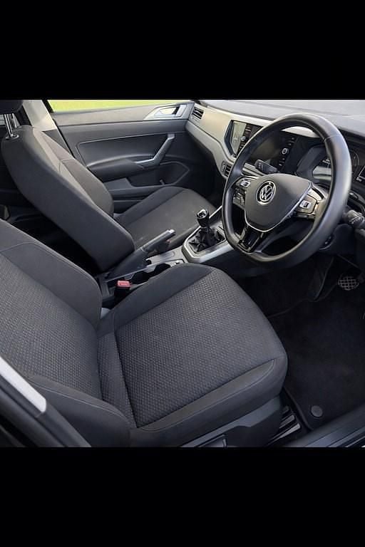 Used VW Polo Match 95 HP (69 kW) 2021 Black Hatchback