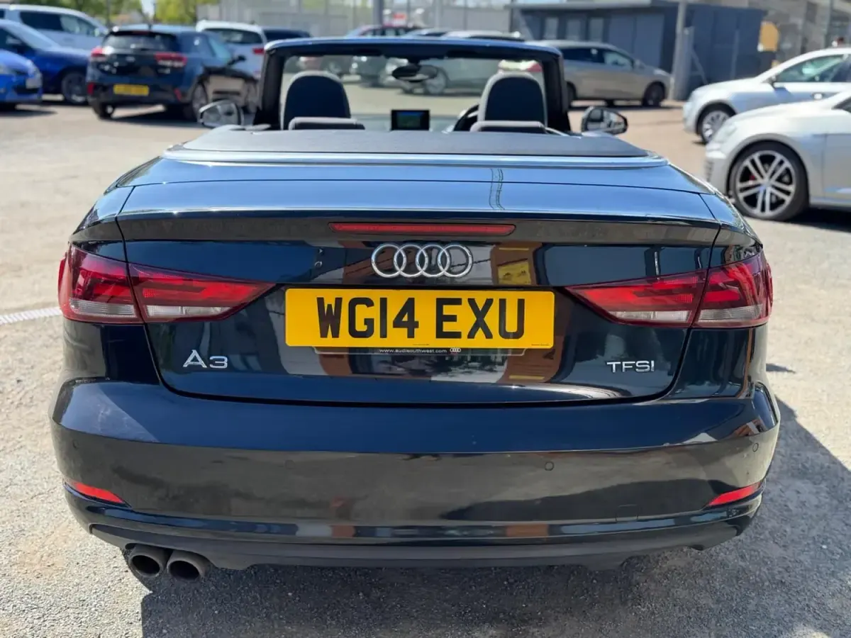 Begagnad Audi A3 Cabriolet Sport 2014 Svart Cab