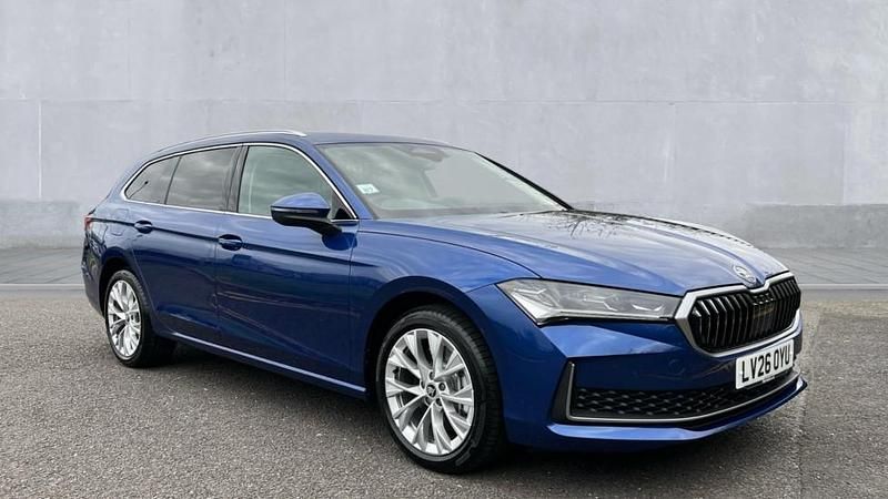 New Skoda Superb SE L 204 HP (150 kW) 2026 Cobalt blue metallic Estate