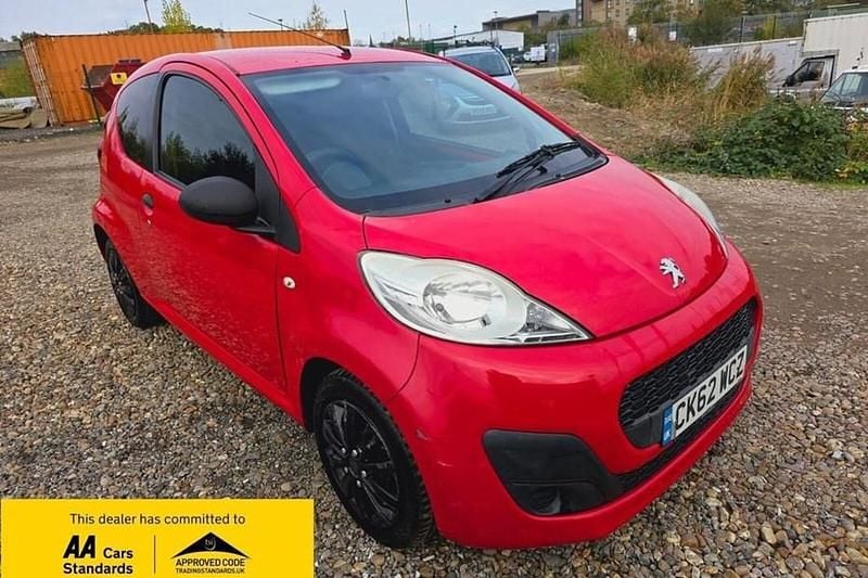 Red Used 2013 Peugeot 107 Access Hatchback | £1,488 (Good price) - Image 1/1
